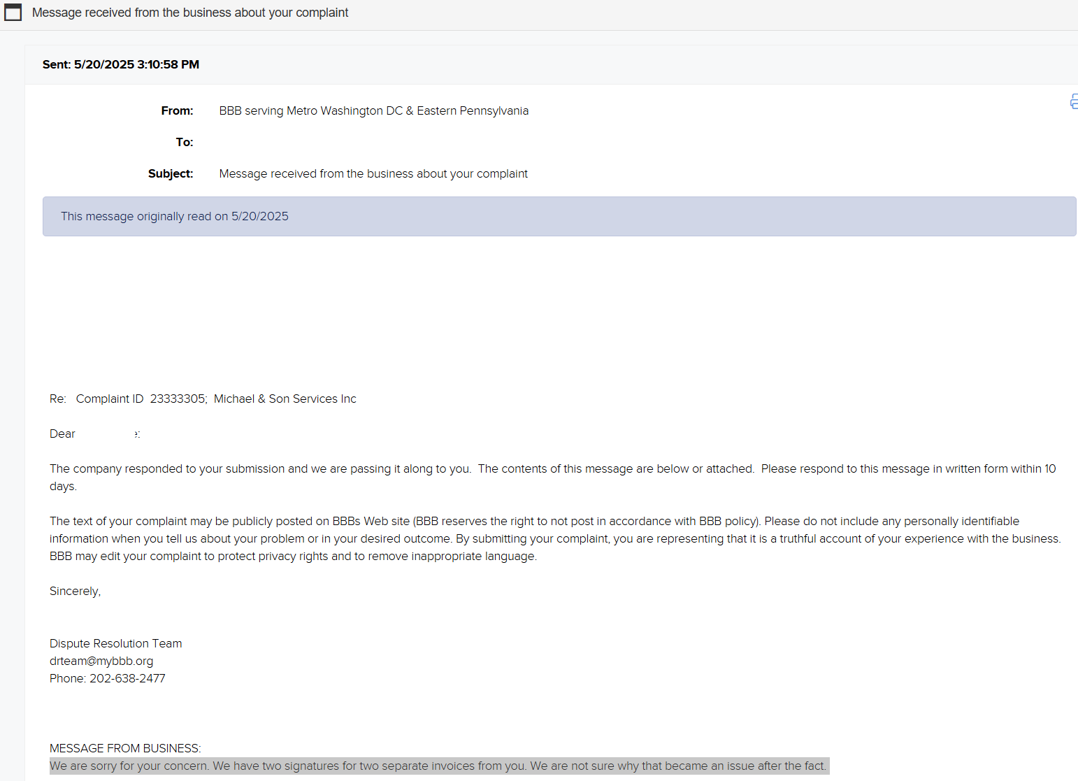 Refund Lie